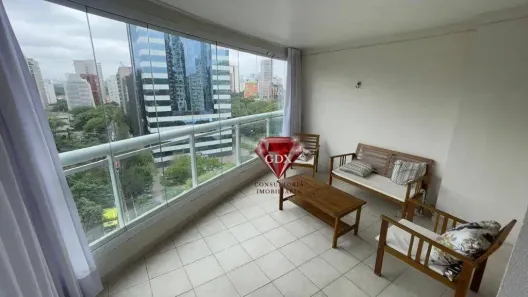 Apartamento com 1 Quarto para alugar, 51m² no Cidade Monções, São Paulo