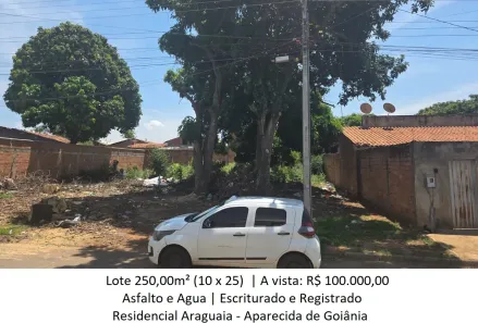 Lote/Terreno à venda, 250m² no Residencial Araguaia, Aparecida de Goiânia