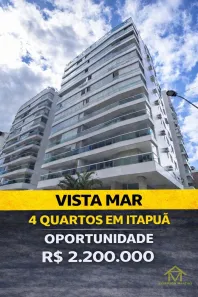 Apartamento com 4 Quartos à venda, 169m² no Itapuã, Vila Velha