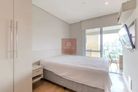 Apartamento com 1 Quarto à venda, 41m² no Cidade Monções, São Paulo