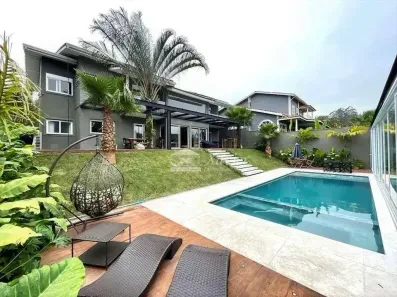 Casa de Condomínio com 4 Quartos à venda, 463m² no Jardim Indaiá, Embu das Artes