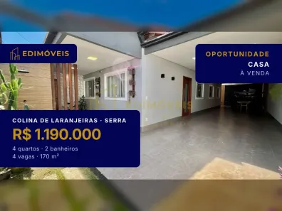Casa com 4 Quartos à venda, 170m² no Colina de Laranjeiras, Serra
