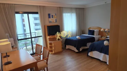 Flat com 1 Quarto para alugar, 29m² no Higienópolis, São Paulo