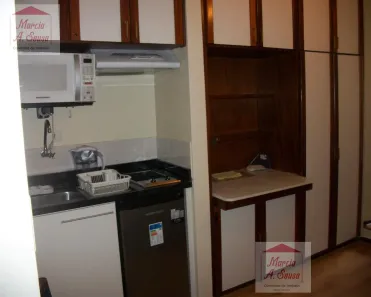 Flat com 1 Quarto para alugar, 35m² no Cerqueira César, São Paulo