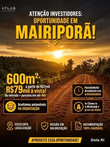 Lote/Terreno à venda, 600m² no Terra Preta (Terra Preta), Mairiporã