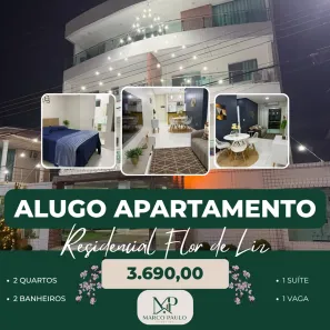 Apartamento com 2 Quartos para alugar, 77m² no Ponta Negra, Manaus