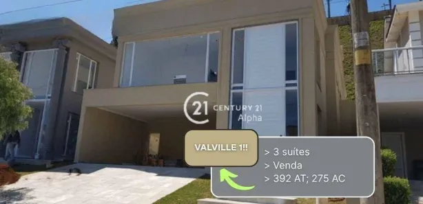 Casa de Condomínio com 3 Quartos à venda, 275m² no Alphaville, Santana de Parnaíba