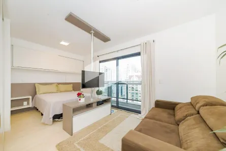 Apartamento com 1 Quarto para alugar, 34m² no Centro, Curitiba