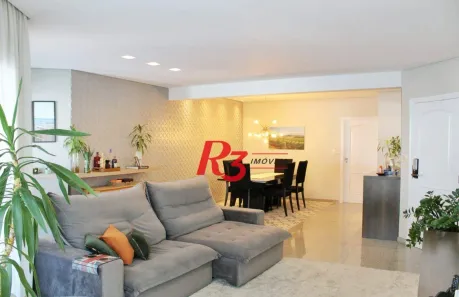 Apartamento com 4 Quartos à venda, 200m² no Gonzaga, Santos