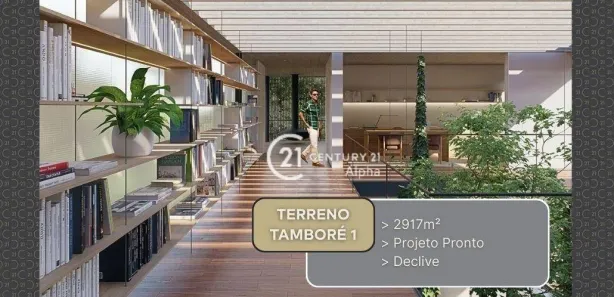 Lote/Terreno à venda, 2917m² no Residencial Tamboré, Barueri