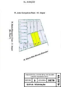 Lote/Terreno à venda, 780m² no Jardim Santos Dumont, Bauru