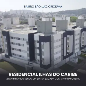 Apartamento com 2 Quartos à venda, 60m² no São Luiz, Criciúma