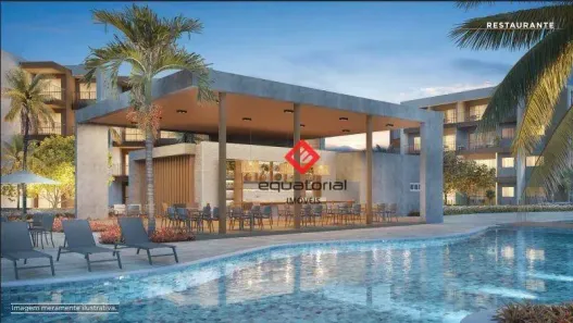 Apartamento com 1 Quarto à venda, 40m² no Cumbuco, Caucaia