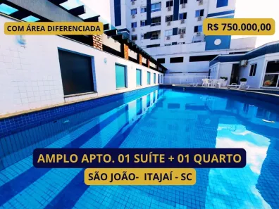 Apartamento com 2 Quartos à venda, 69m² no São João, Itajaí