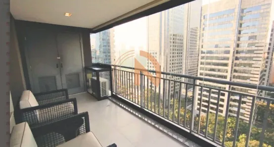 Apartamento com 1 Quarto para alugar, 63m² no Cidade Monções, São Paulo