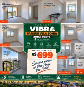 Apartamento com 2 Quartos à venda, 43m² no Vila Sônia, São Paulo