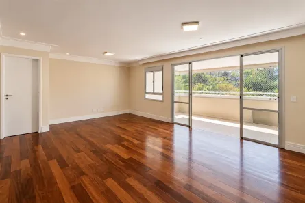 Apartamento com 3 Quartos para alugar, 141m² no Paraíso do Morumbi, São Paulo