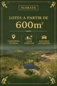 Lote/Terreno à venda, 600m² no Centro, Igaratá