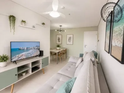 Apartamento com 1 Quarto à venda, 51m² no Boqueirão, Praia Grande