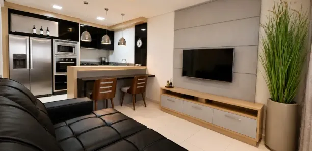 Apartamento com 2 Quartos para alugar, 65m² no Barreiros, São José
