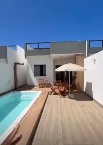 Casa de Condomínio com 2 Quartos para alugar, 70m² no Jauá (Abrantes), Camaçari