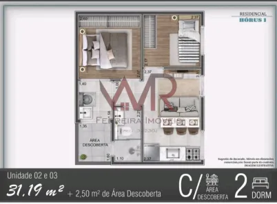 Apartamento com 2 Quartos à venda, 31m² no Vila Matilde, São Paulo
