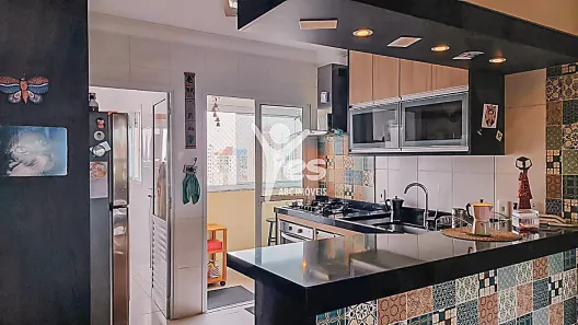 Apartamento com 3 Quartos à venda, 105m² no Jardim Bela Vista, Santo André