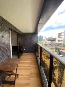 Apartamento com 2 Quartos para alugar, 65m² no Cabo Branco, João Pessoa