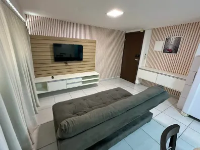 Apartamento com 1 Quarto para alugar, 38m² no Manaíra, João Pessoa