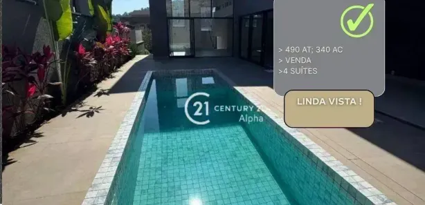 Casa de Condomínio com 4 Quartos à venda, 343m² no Alphaville, Santana de Parnaíba