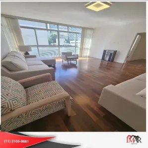 Apartamento com 3 Quartos para alugar, 196m² no Jardim Paulista, São Paulo