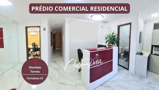 Prédio Comercial com 12 Quartos à venda, 417m² no Dionisio Torres, Fortaleza