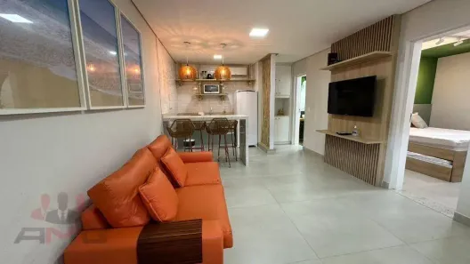 Flat com 1 Quarto à venda, 46m² no Riviera, Bertioga