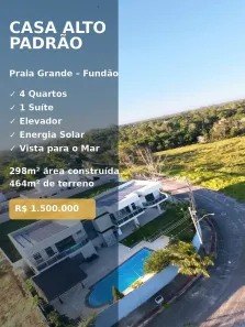 Sobrado com 4 Quartos à venda, 464m² no Praia Grande, Fundão
