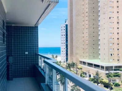 Apartamento com 2 Quartos para venda ou aluguel, 78m² no Mirim, Praia Grande
