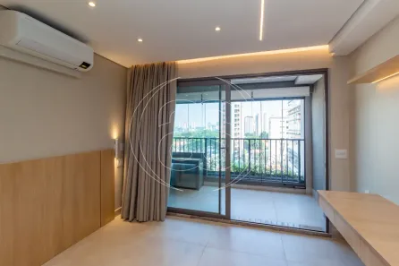 Apartamento com 1 Quarto para alugar, 27m² no Indianópolis, São Paulo