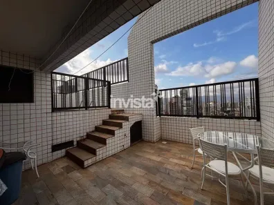 Cobertura com 4 Quartos à venda, 220m² no Boqueirão, Santos