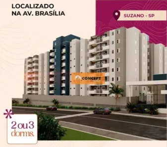 Apartamento com 3 Quartos à venda, 62m² no Vila Urupês, Suzano