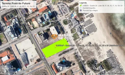 Lote/Terreno à venda, 3900m² no Praia do Futuro I, Fortaleza