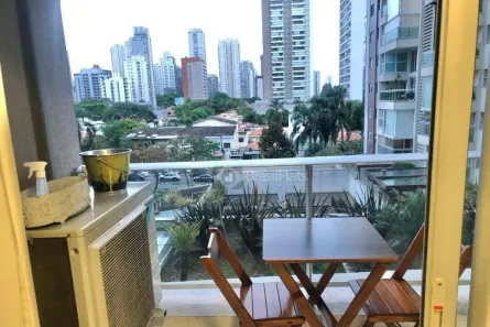 Flat com 1 Quarto para alugar, 34m² no Cidade Monções, São Paulo