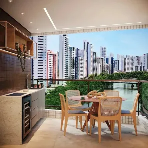 Apartamento com 4 Quartos à venda, 128m² no Madalena, Recife