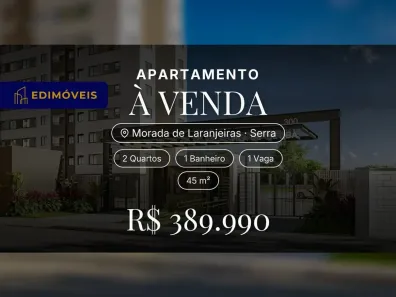 Apartamento com 2 Quartos à venda, 45m² no Morada de Laranjeiras, Serra