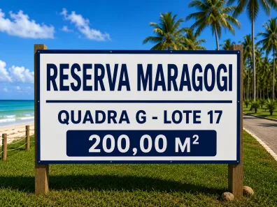 Lote/Terreno à venda, 200m² no , Maragogi