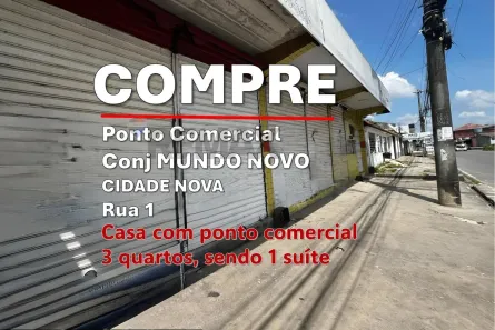 Imóvel Comercial com 3 Quartos à venda, 197m² no Cidade Nova, Manaus
