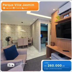 Apartamento com 2 Quartos à venda, 63m² no Lago Azul, Manaus