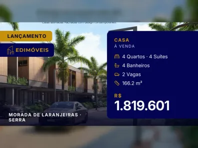 Casa com 4 Quartos à venda, 166m² no Morada de Laranjeiras, Serra