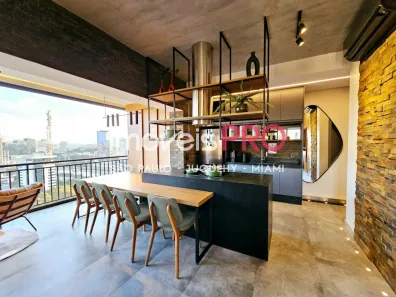 Apartamento com 1 Quarto para alugar, 64m² no Cidade Monções, São Paulo