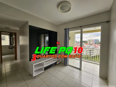 Apartamento com 3 Quartos para alugar, 85m² no Parque 10 de Novembro, Manaus