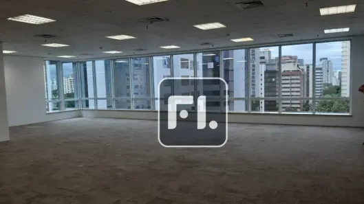 Sala Comercial para alugar, 139m² no Cidade Monções, São Paulo