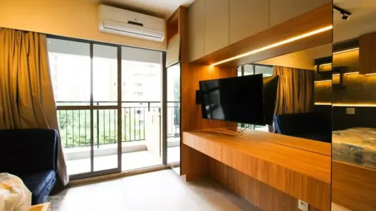 Apartamento com 1 Quarto para alugar, 33m² no Indianópolis, São Paulo